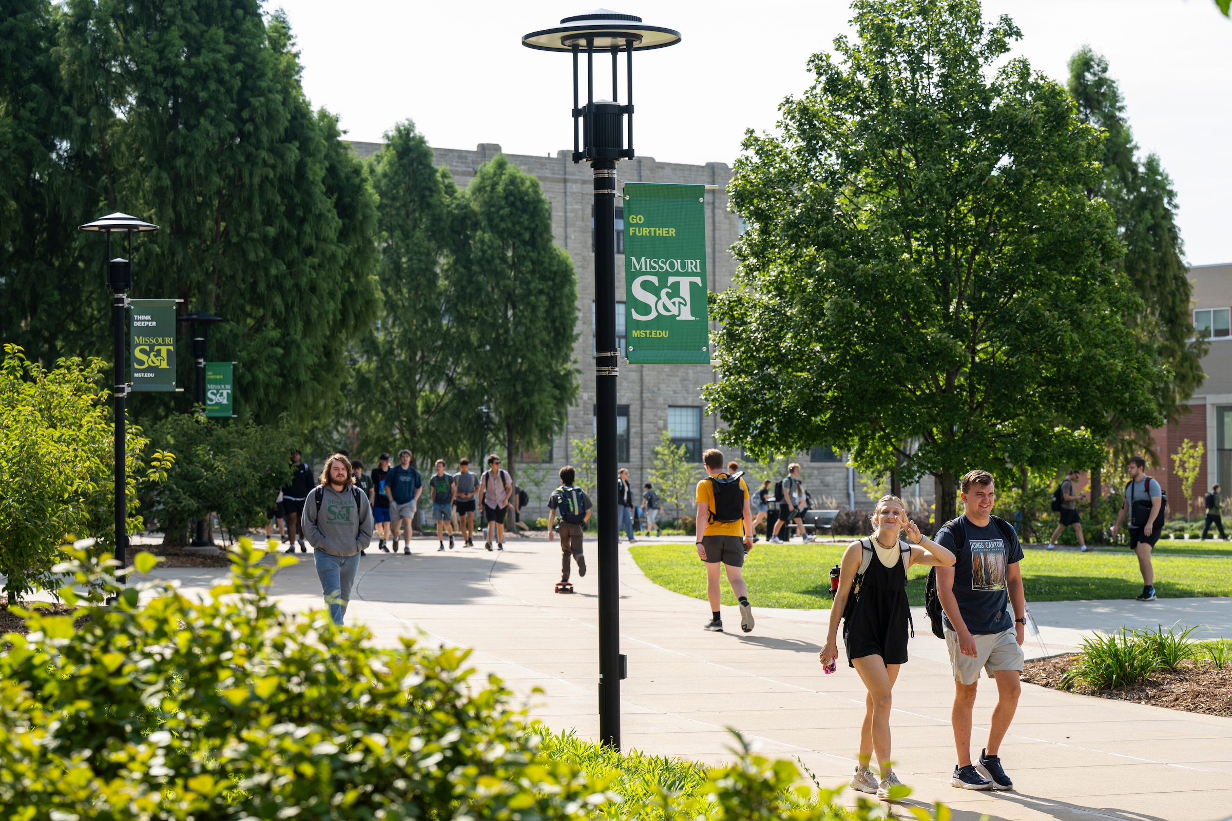 Students Enjoying Campus